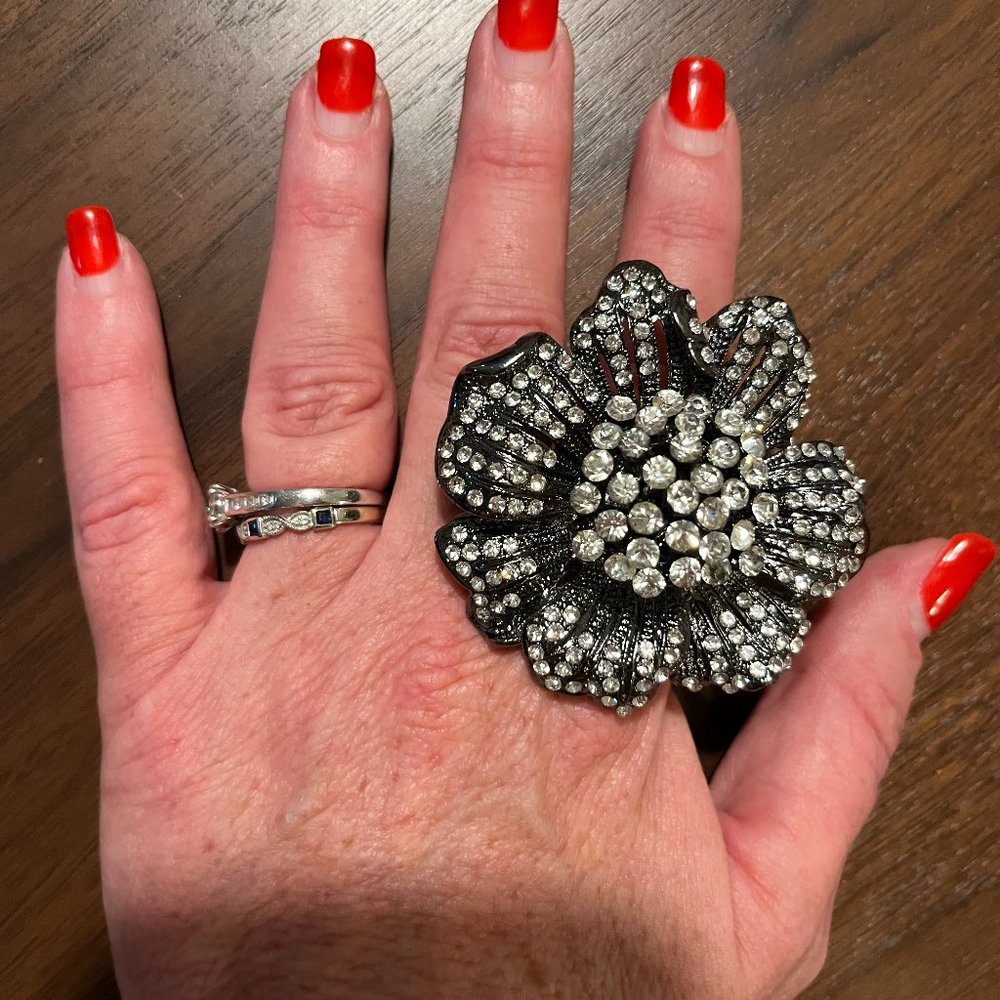 Large Flower Ring
